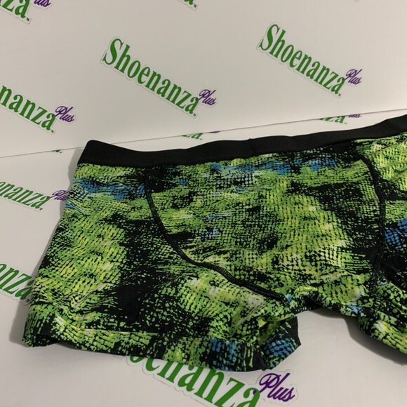 Black By Rue21 Boxer Brief Underwear LIT Animal Print Tagless Green Mens XL - Picture 8 of 8